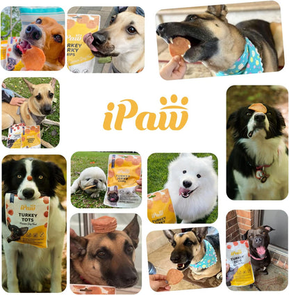 Ipaw Chicken Tots Dog Treat,Sqf-Certified Production Process,Training Treat | Puppy Training, Human Grade, Training Reward, Hypoallergenic, Easy to Digest8