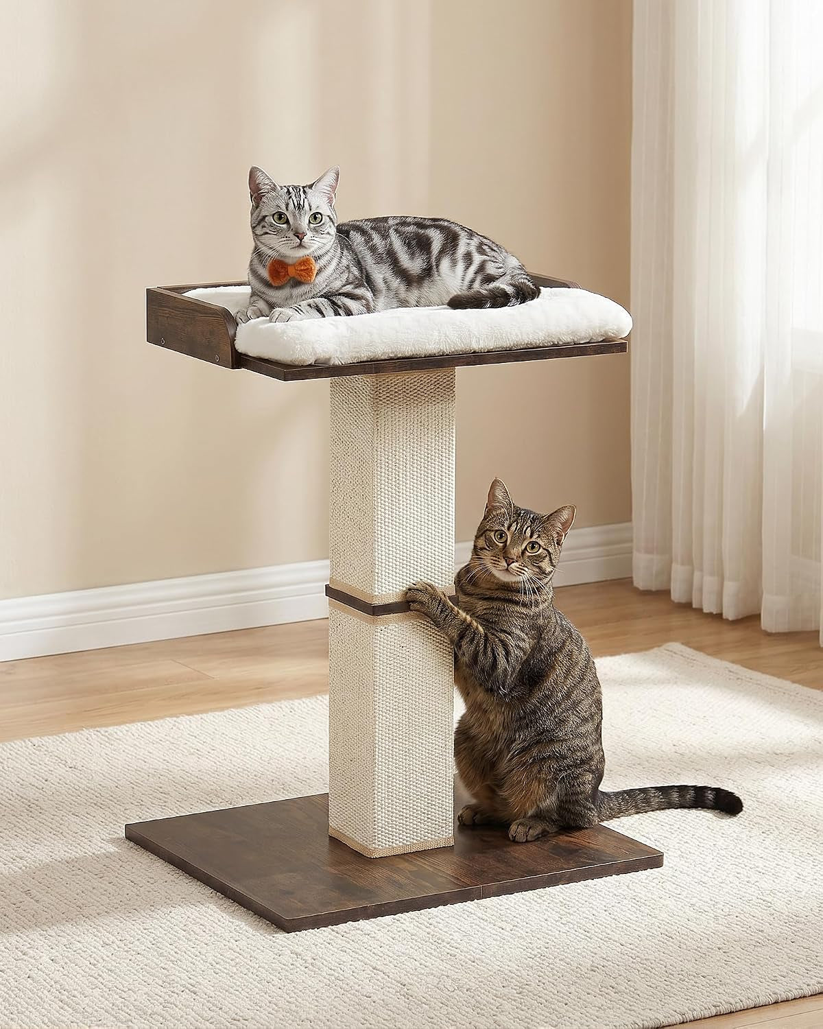 retro-cat-scratching-post-with-top-perch-bed-for-indoor-cats-removable-washable-cushion-small-morden-cat-tree-cat-tower-with-scratch-post-natural-sisal-retro-style