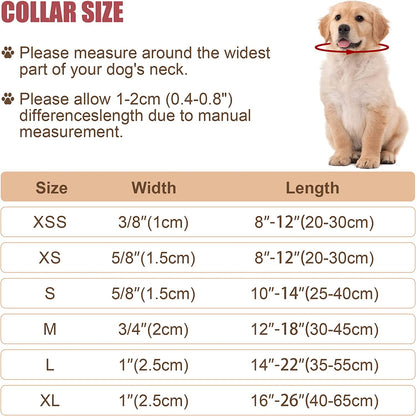 Reflective Dog Collar with Buckle Adjustable Safety Nylon Collars for Small Medium Large Dogs, Pink M | Breathable Nylon Collars for Small Medium Large Dogs, No Chafing on Walks and Outdoor Hikes, Metal D-Ring, Night Safety5