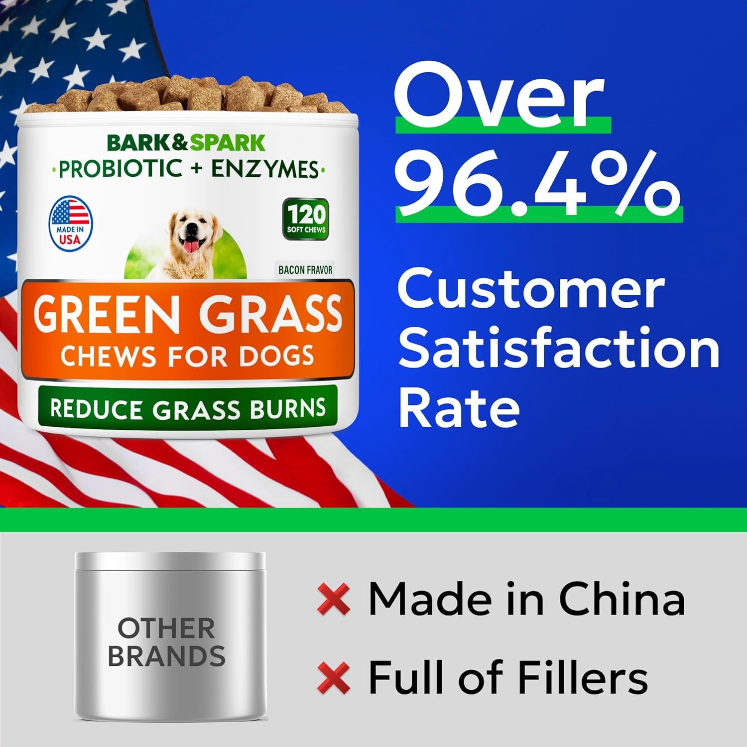 bark-spark-green-grass-dog-chews-dog-pee-grass-urine-neutralizer-lawn-grass-burn-spot-chews-with-probiotics-enzymes-helps-reduce-lawn-burn-from-dog-urine-120-soft-chews