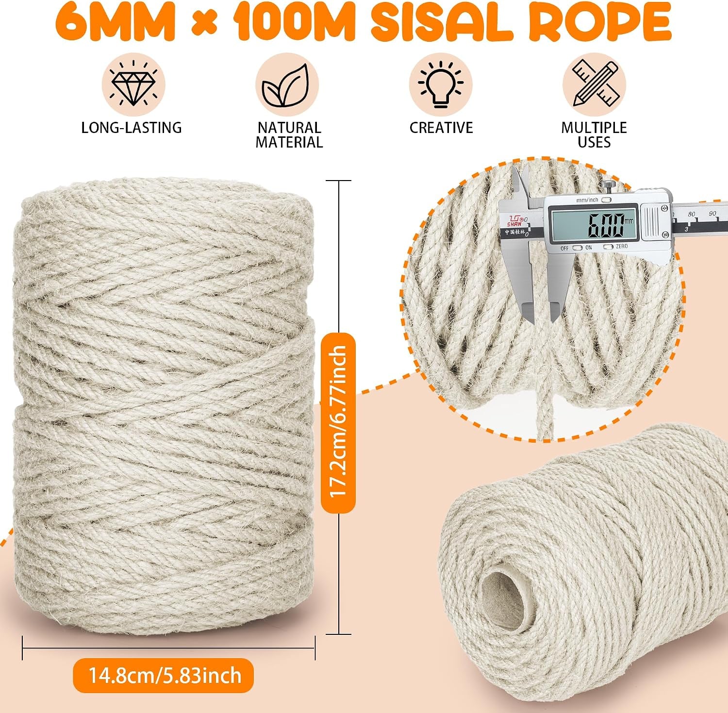 328ft-1-4-inch-cat-scratching-sisal-rope-for-cat-trees-posts-thick-white-jute-rope-with-2-cat-mouse-toys-for-scratch-posts-cat-towers-diy-projects
