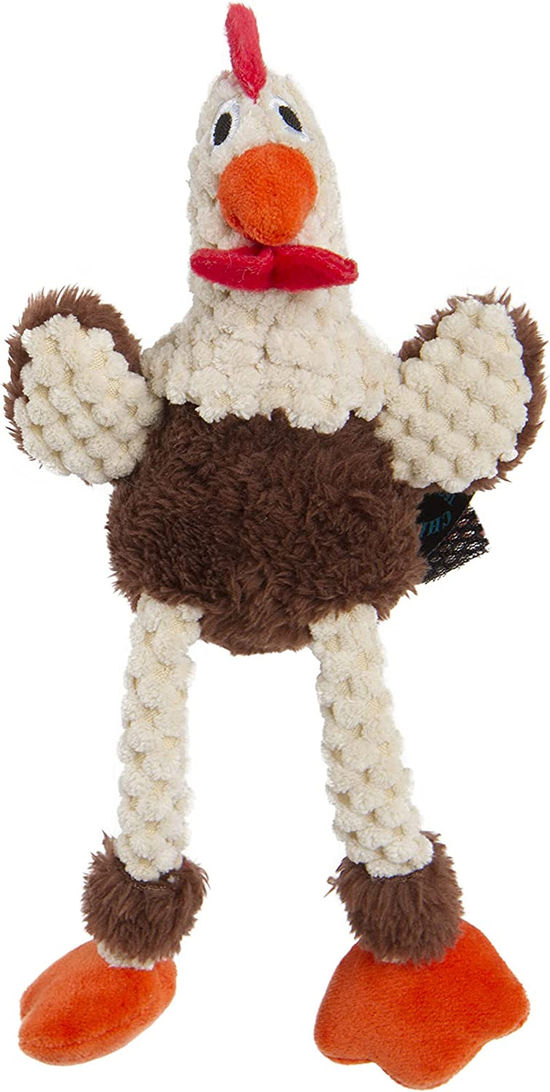 godog-checkers-fat-rooster-squeaky-plush-dog-toy-chew-guard-technology-white-large