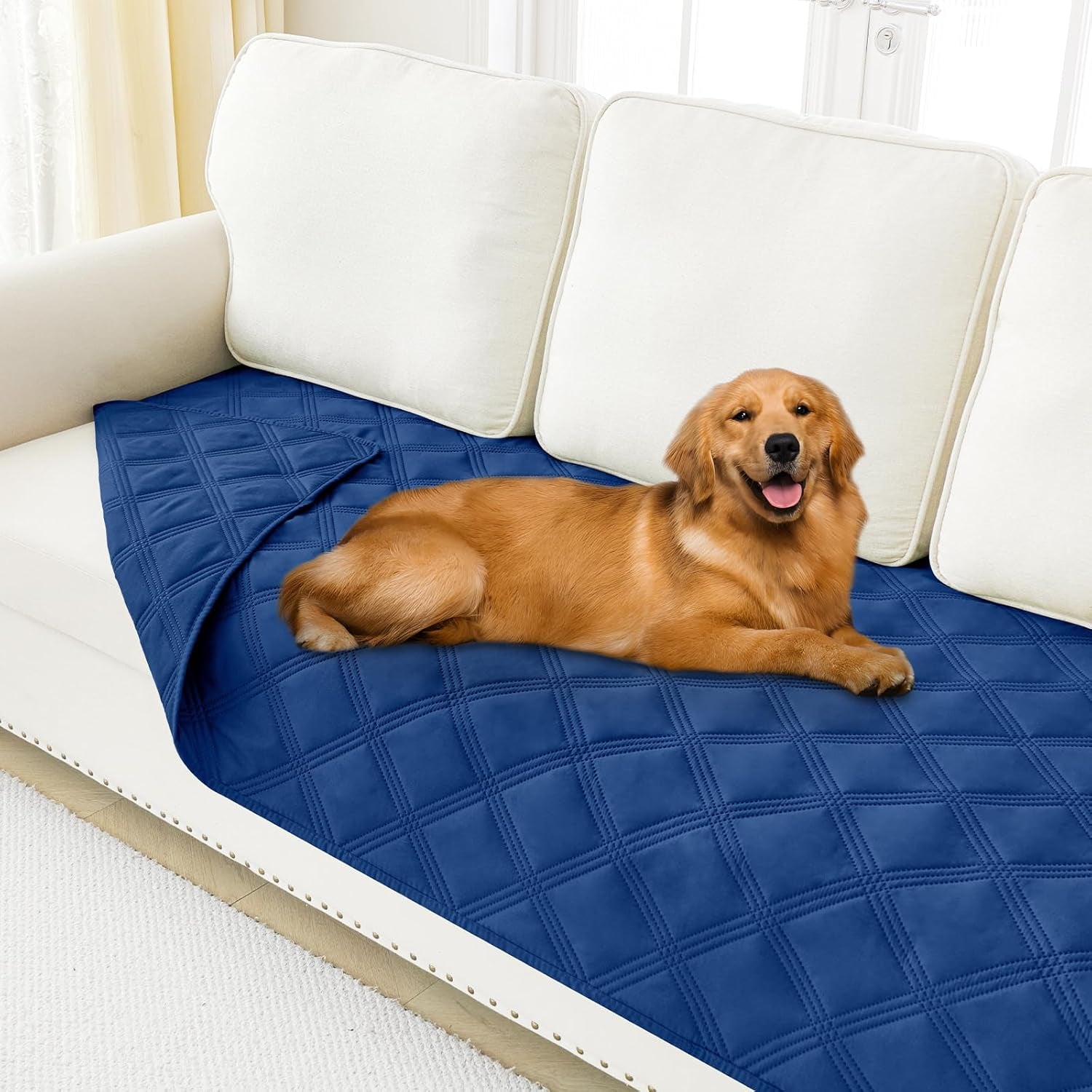smiry-waterproof-dog-bed-cover-blanket-reversible-pet-blanket-soft-reversible-washable-leakproof-cats-dogs-couch-cover-for-sofa-couch-furniture-30x70-inch