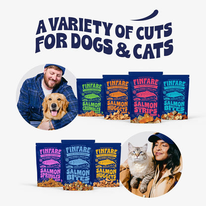Finfare Freeze Dried Cat Food Toppers, Salmon Sprinkles, Grain Free Meal Toppers for Cats to Support Taste & Nutrition - High Protein & Omega-3S, Crafted in USA, 1.3Oz8