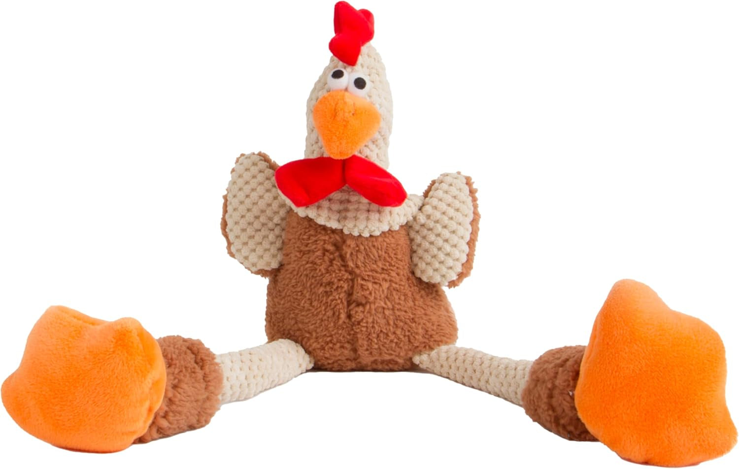 godog-checkers-fat-rooster-squeaky-plush-dog-toy-chew-guard-technology-white-large