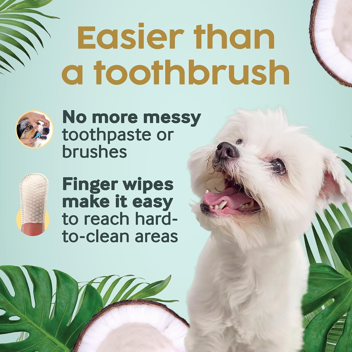 cocopup-dog-cat-dental-wipes-coconut-oil-finger-toothbrush-cleaner-coconut-oil-infused-finger-wipes-for-dogs-and-cats-helps-clean-teeth-freshen-breath-and-wipe-ears-nose-paws-and-fur