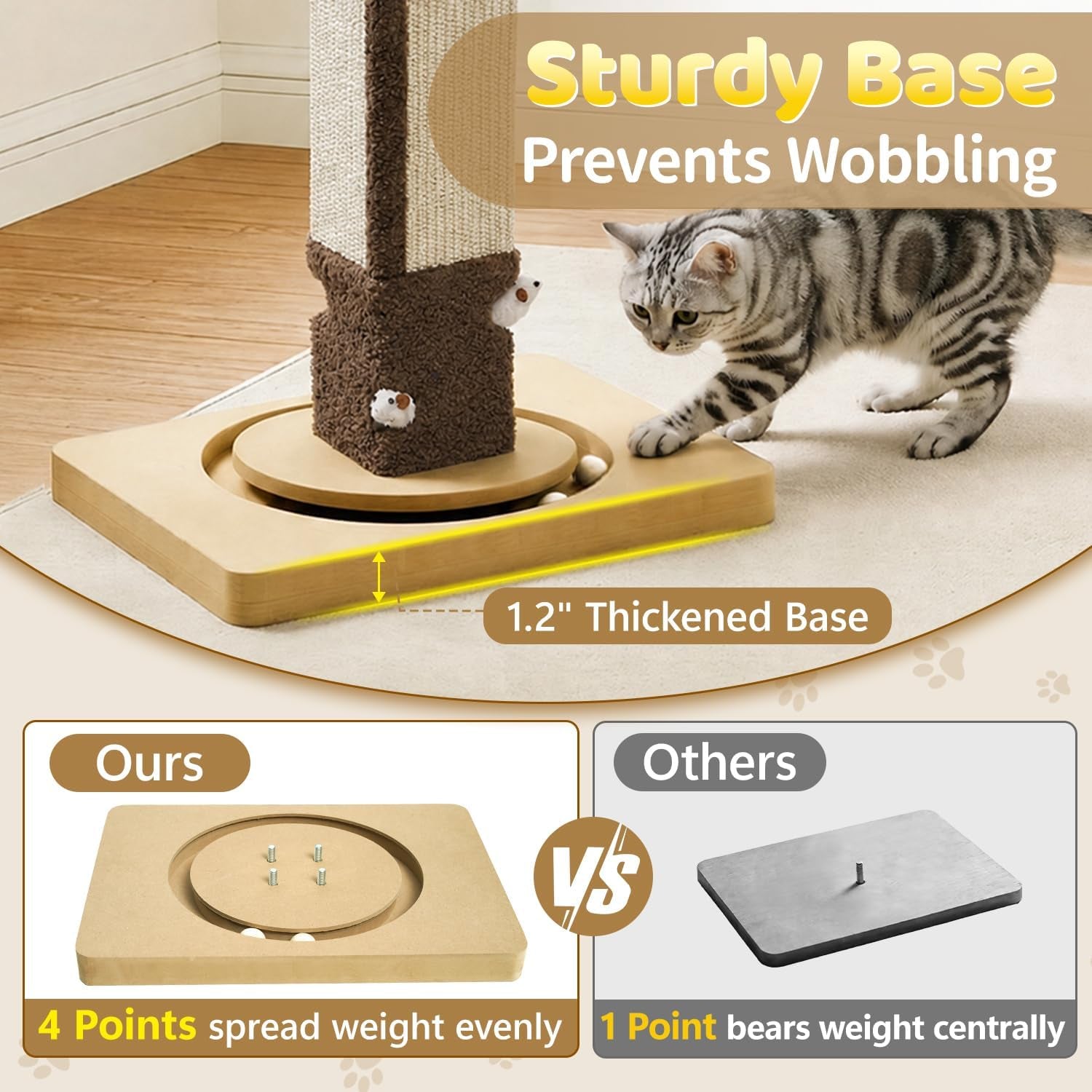 33-tall-sisal-vertical-cat-scratching-post-for-indoor-cats-brown-vertical-pole-post-for-indoor-cat
