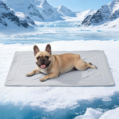 Mora Pets Premium Cooling Blanket for Dogs, Q-MAX>0.5 Washable Breathable Cooling Mat, Lightweight Soft Summer Pet Throw Blanket, Furniture Protector Bed Couch Cover for Small Dog Cat, Gray, 29X401