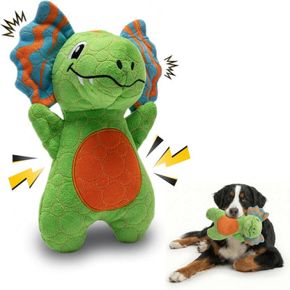 Bite Force Dog Toy - Large Durable & Strong Plush Orange Monster Dog Toy, Kevlar-Reinforced for Aggressive Chewers9