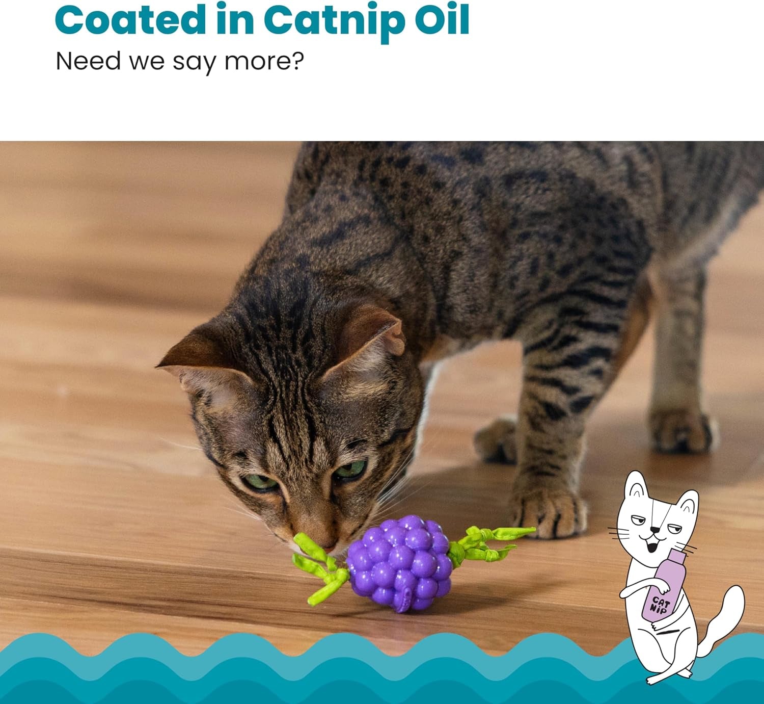 catstages-bouncing-grape-teether-cat-toy-soft-and-textured-chew-catnip-oil-coating