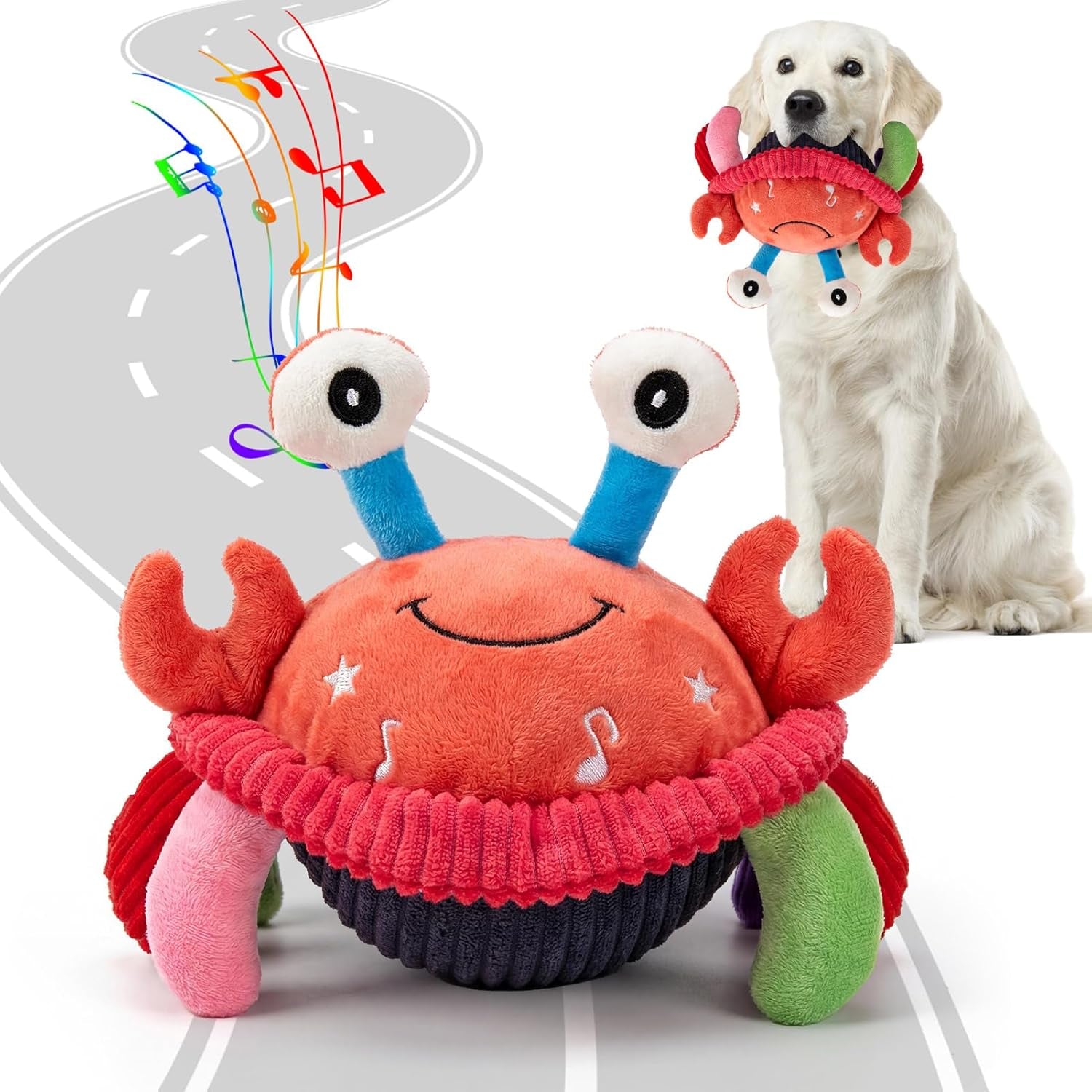 baborui-interactive-dog-toys-pig-jumping-squeaky-dog-toys-with-recording-and-music-modes-rechargeable-moving-dog-chew-toys-for-small-medium-large-dogs-to-keep-them-busyblue-pig