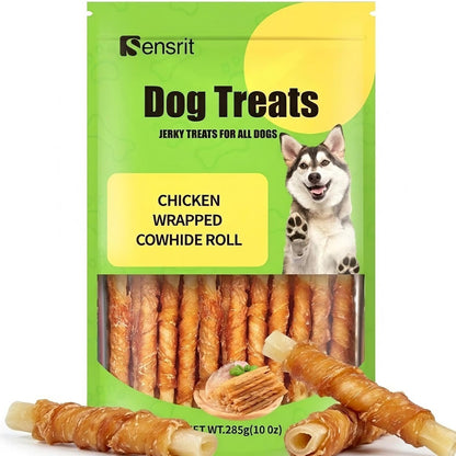 Duck Meat Wrapped Sweet Potato Dog Treats - 10 Oz (285G) Natural Jerky, Hypoallergenic for Sensitive Stomachs, Fiber-Rich, Healthy Snacks for Dogs14