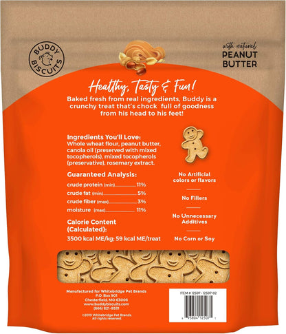 Buddy Biscuits Crunchy Dog Treats, Peanut Butter, 3.5 Lbs. Bag2