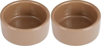 Kaytee Stoneware Ceramic Pet Hamster Bowl, Brown, 3-Inch8