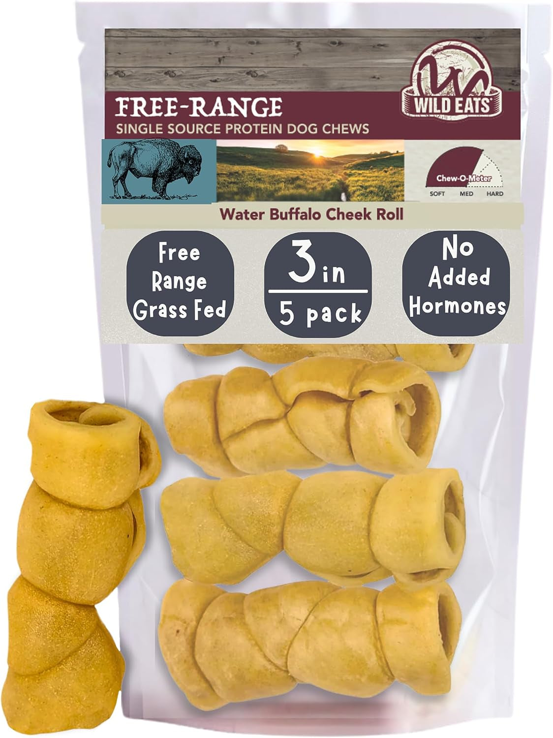 wild-eats-water-buffalo-retriever-style-cheek-rolls-dog-chews-pack-of-5-long-lasting-treats-and-bones-for-aggressive-gnawing-and-large-sized-breeds-works-as-a-satisfying-substitute-for-pig-ears