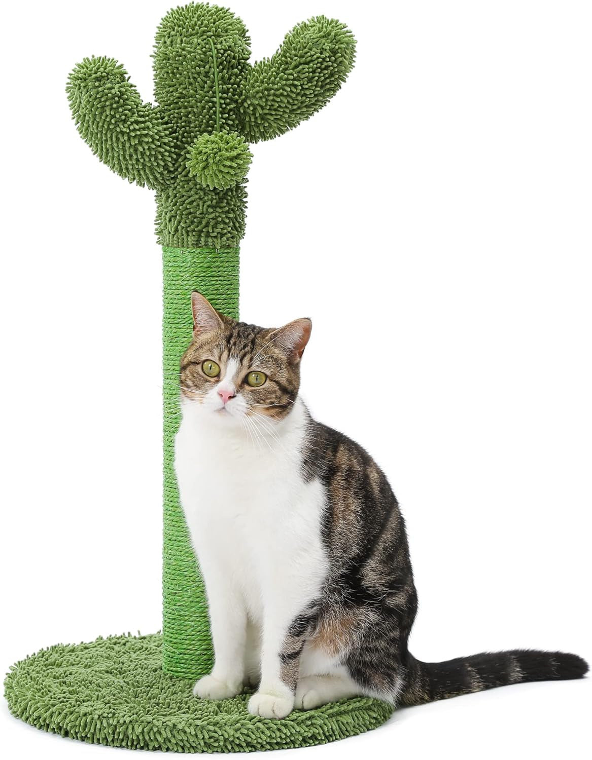 made4pets-cactus-cat-scratching-post-for-indoor-cats-with-plush-ball-25-6-interactive-cactus-cat-scratcher-with-natural-sisal-rope-sturdy-base-and-plush-ball-for-daily-scratching-and-indoor-play