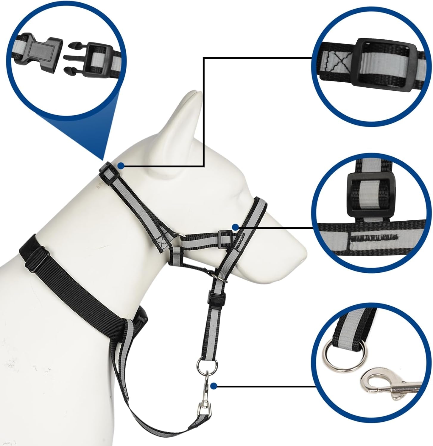 barkless-reflective-head-collar-no-pull-collar-for-large-dogs-anti-pull-muzzle-leash-for-large-breed-adjustable-soft-dog-halter-for-easy-control-on-walks-outdoor-activities