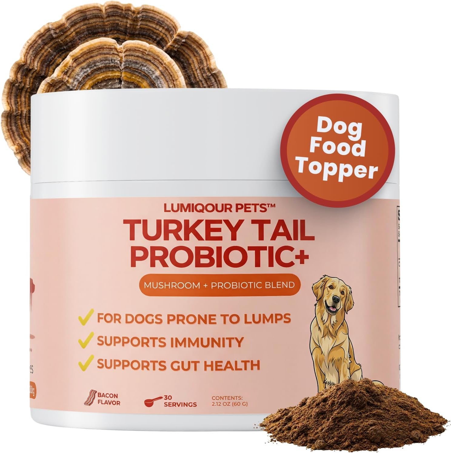 turkey-tail-mushroom-for-dogs-turkey-tail-mushroom-powder-with-probiotics-for-immune-and-digestive-support-supports-lumps-and-bumps-bacon-flavored-daily-dog-supplement
