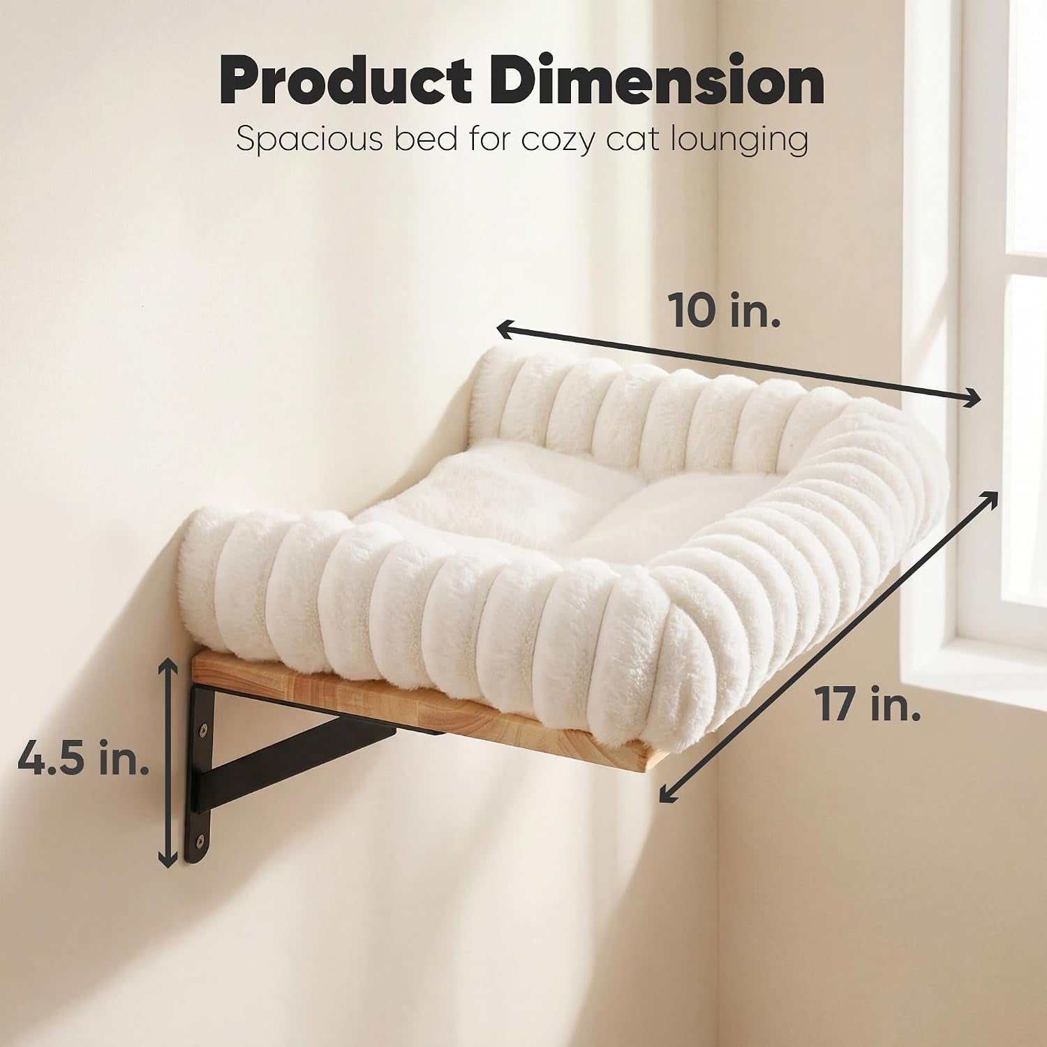 fukumaru-cat-wall-shelves-17-x-10-inch-soft-cushion-solid-rubber-wood-floating-shelf-with-upgraded-installation-kitten-wall-furniture-for-sleeping-playing-and-scratching