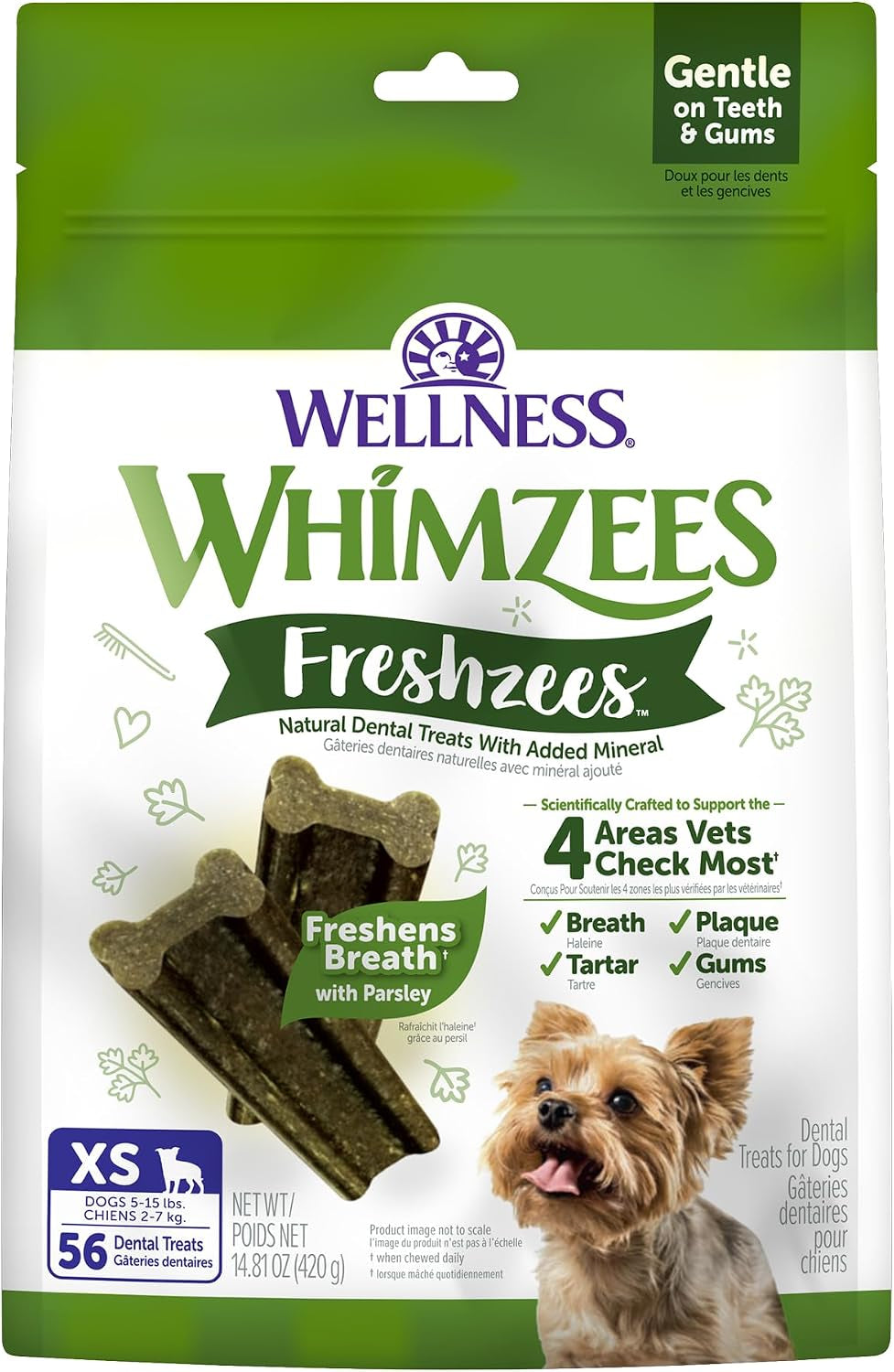 whimzees-wellness-brushzees-natural-dog-dental-treat-vohc-accepted-chews-freshens-breath-extra-small-size-12-7-oz-bag-48-count