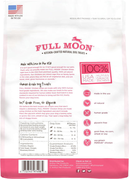 Full Moon® Chicken Strips 12 Oz | Human Grade, No Corn, No Wheat, No Soy, Glycerin Free, Made in the USA2