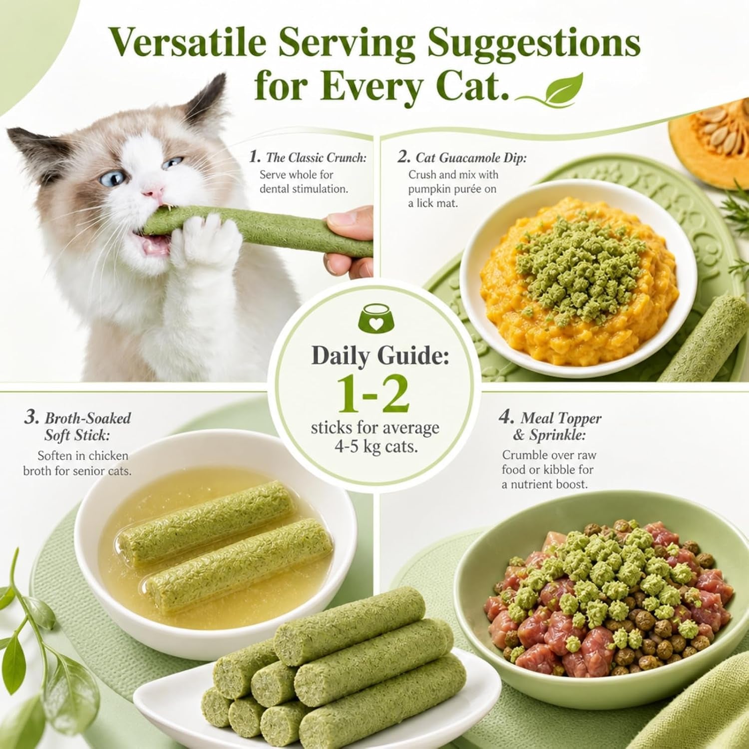 cat-grass-treats-7-05-oz-natural-freeze-dried-cat-grass-teething-stick-grain-free-edible-cat-chew-cat-grass-snack-for-indoor-cats-delectables-lickable-cat-treats-200g