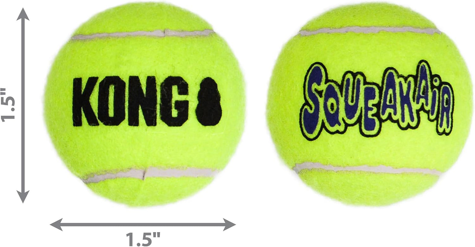 kong-squeakair-ball-dog-toy-premium-squeak-tennis-ball-gentle-on-teeth-x-small-6-pack