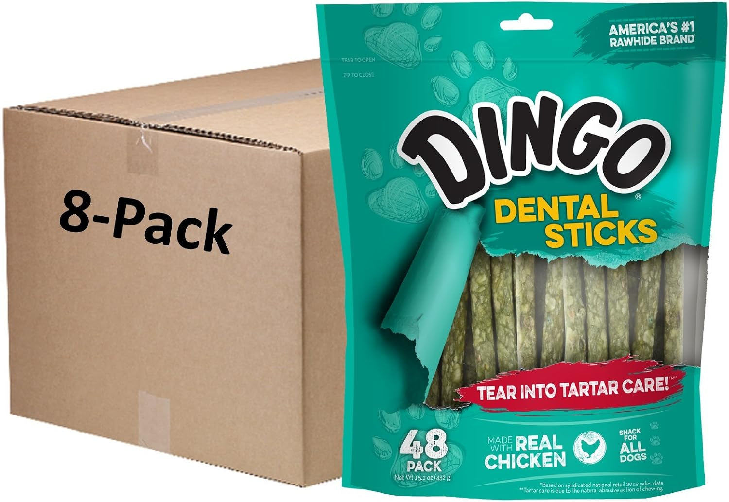 dingo-dental-sticks-dog-treats-with-real-chicken-parsley-48-count-real-parsley-freshens-breath-chewing-reduces-tartar-plaque-fully-digestible-for-adult-dogs