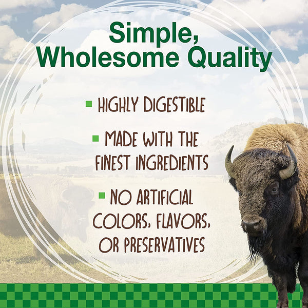 Nylabone Healthy Edibles WILD Natural Dog Bones Long Lasting, Bison Flavor Bone Dog Treats, Medium (2 Count) | Natural Dog Chew Bones, Made in USA, Highly Digestible Dog Chews, Long Lasting Chews for Medium Dogs up to 35 Lbs3