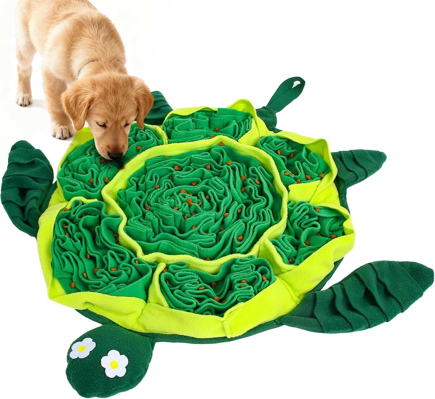 snuffle-mat-for-dogs-interactive-puzzle-feeding-game-for-stress-relief-foraging-skills-dog-toys-to-keep-them-busy-small-medium-large-dogs-turtle-design