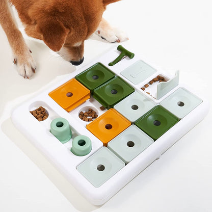 Barkwhiz Dog Puzzle Toy 3 Levels, Mental Stimulating for Boredom and Smart Dogs, Treat Puzzle for All Breeds Dog1