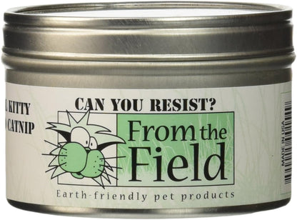 From the Field | Fine Ground Stalkless Catnip | Premium Usa-Grown Catnip for Toys & Playtime | Fresh, Potent, Non-Toxic, Eco-Friendly | Safe for Kittens & Cats | Resealable 6 Oz Tub9