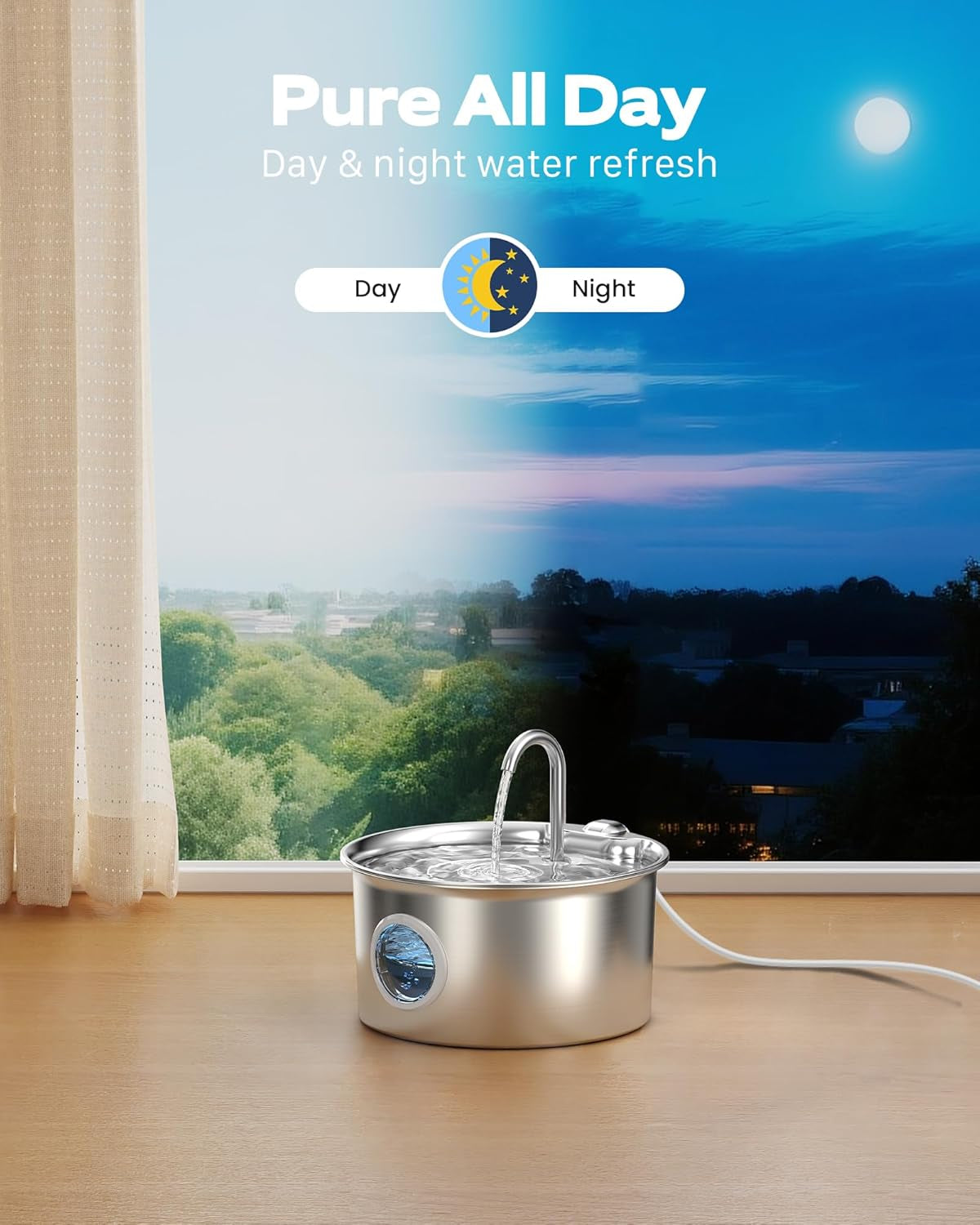 cat-water-fountain-stainless-steel-cat-fountain-for-drinking-88oz-2-6l-pet-water-fountain-for-cats-indoor-quiet-cats-water-bowl-dispenser-pets-feeding-watering-supplies-for-small-animals