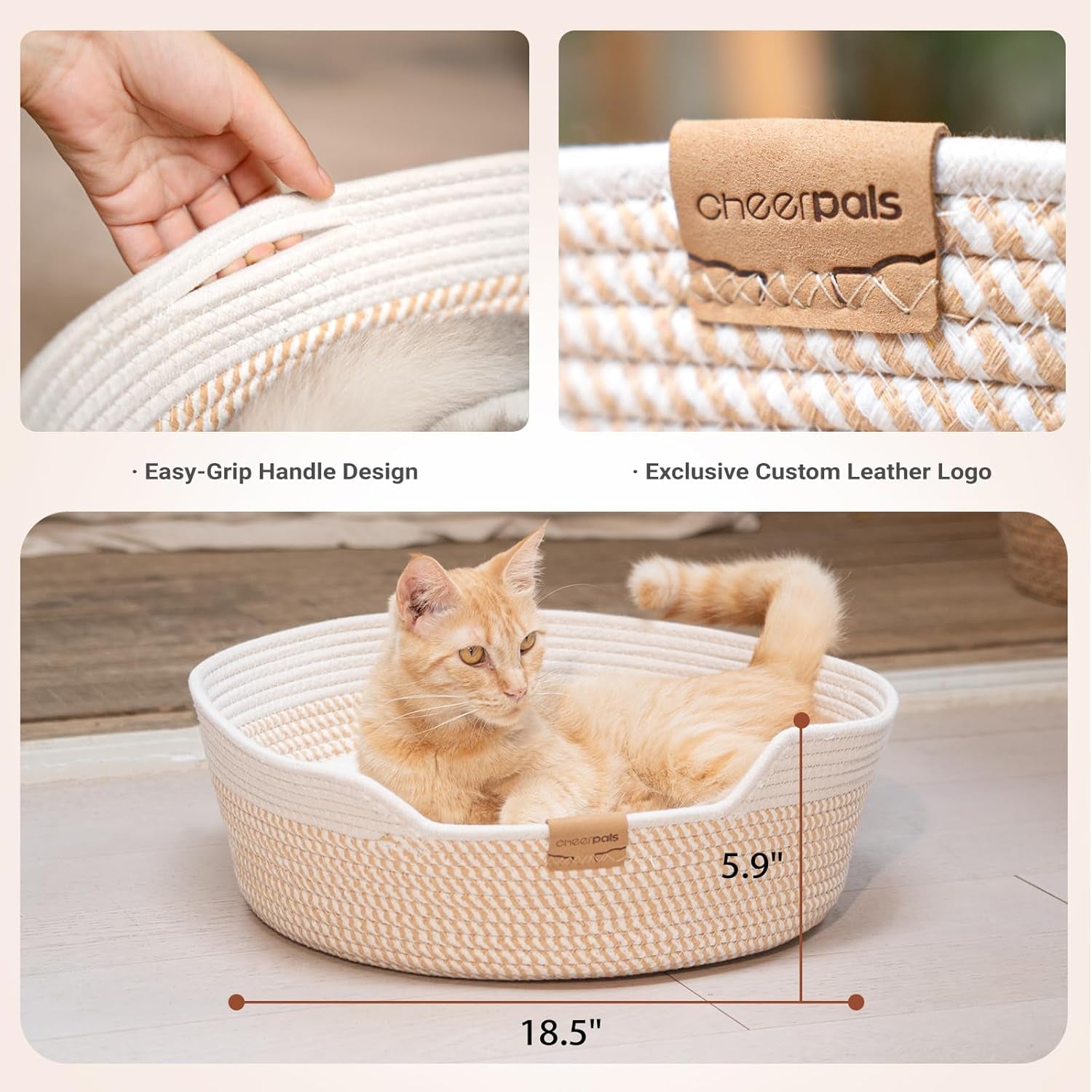 cheerhome-pets-cat-bed-basket-with-cushion-cotton-rope-woven-pet-bed-for-indoor-cats-couch-stimulicat-cat-bed-handwoven-breathable-all-season-universal-white