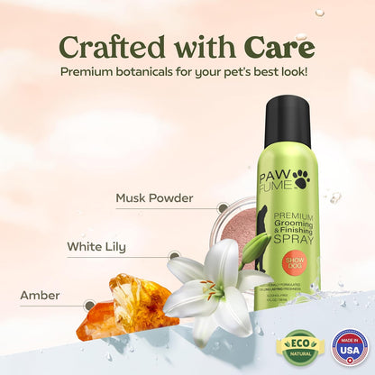PAWFUME Dog Perfume Spray Long Lasting Scent for Grooming, Show Dog, 1-Pack – Keep Your Pup Fresh All Day – Hypoallergenic, Alcohol-Free, Detangling Formula – Moisturizing Pet Cologne Spray for Dogs4