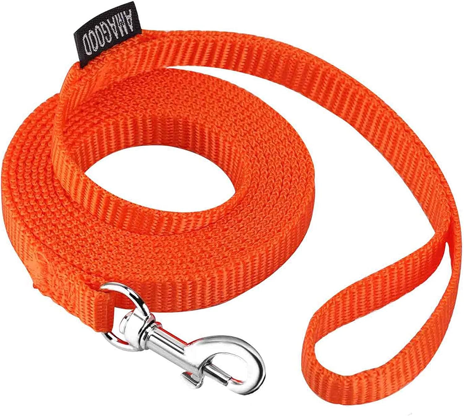 amagood-6-ft-puppy-leash-strong-traditional-style-with-easy-to-use-collar-hook-great-for-small-medium-and-large-dogs-5-8in-x-6-ft-purple