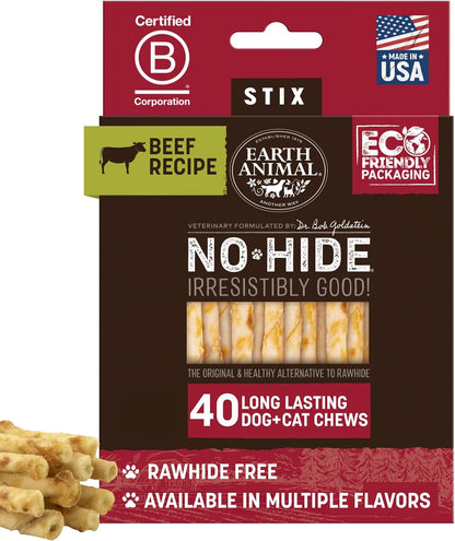 Earth Animal No Hide Stix - Rawhide Free Dog Chews Sticks 20 Count Chicken | Small Sticks Chicken Flavored Natural Rawhide Free Long Lasting Dog Chews - Treats for Small Dogs and Cats13