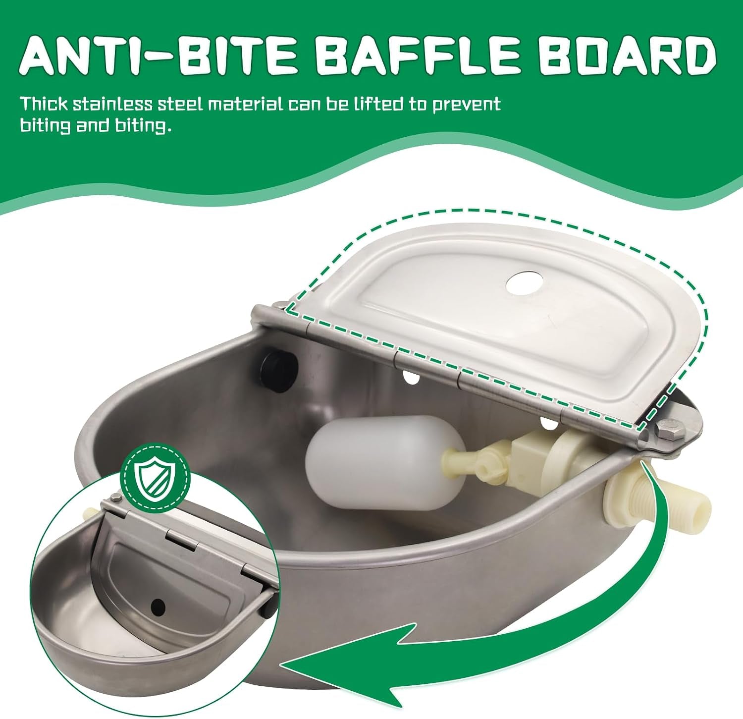 automatic-dog-water-feeder-3l-stainless-steel-bowl-for-chicken-cattle-sheep-with-float-valve-auto-fill-water-wall-mounted-livestock-waterer-rust-proof-keep-water-fresh-easy-to-clean-install-for-goat