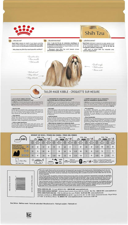 ROYAL CANIN Breed Health Nutrition Shih Tzu Adult Dry Dog Food, 2.5 Lb Bag | Specialized Kibble Shape, Supports Skin and Coat, Complete and Balanced Nutrition, 2.5 Pound Bag3