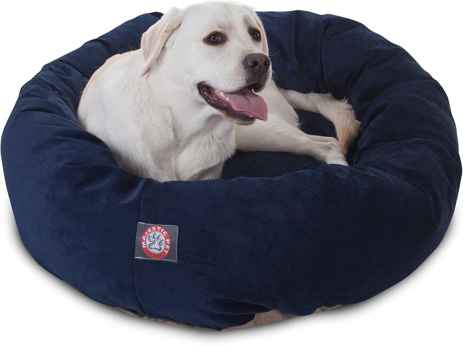majestic-pet-40-inch-micro-velvet-calming-dog-bed-washable-cozy-soft-round-dog-bed-with-spine-for-head-support-fluffy-donut-dog-bed-40x29x9-inch-round-pet-bed-large-pearl