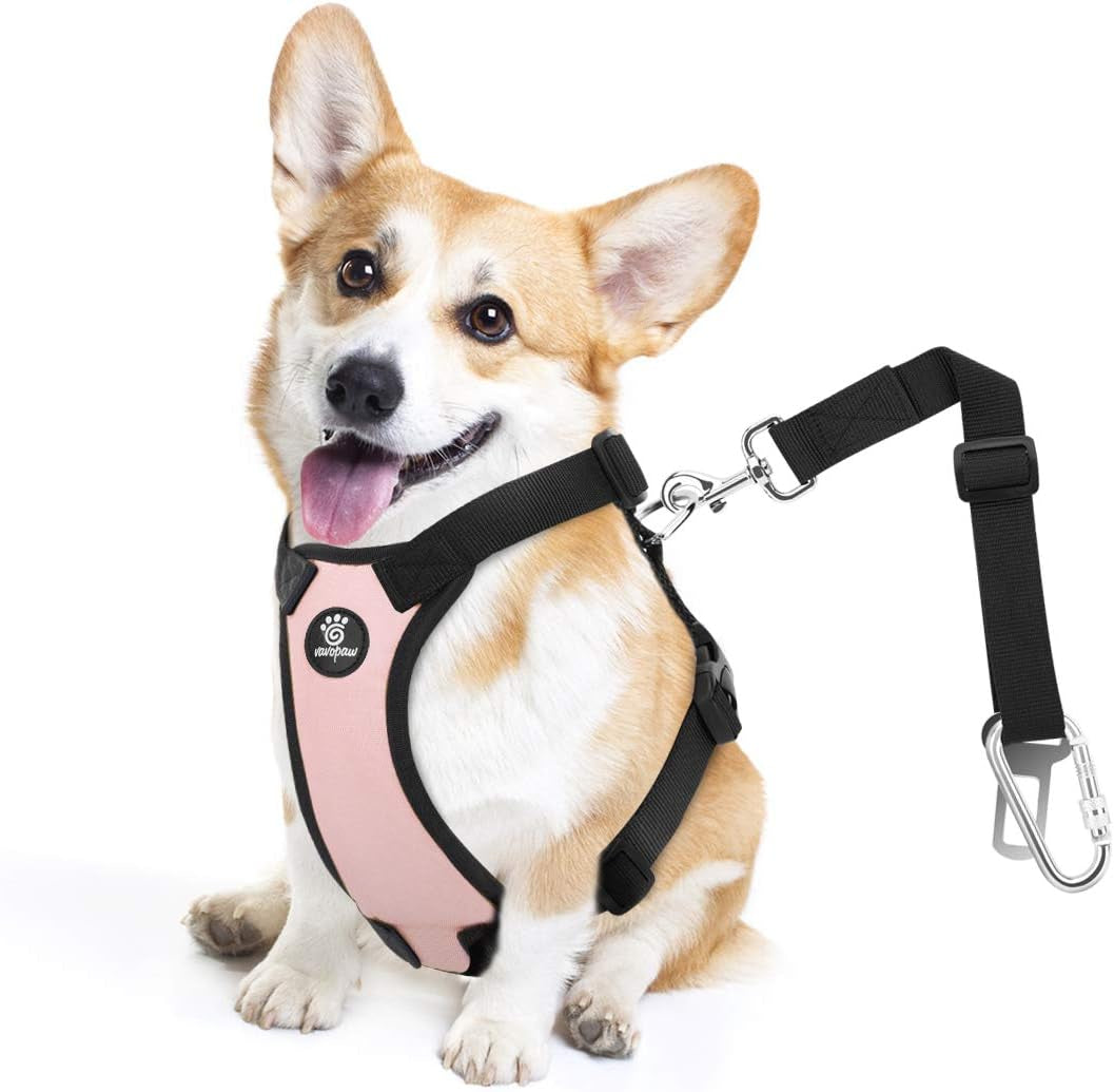vavopaw-dog-seat-belt-vest-harness-for-car-2-in-1-seatbelt-buckle-soft-breathable-mesh-adjustable-buckle-nylon-heavy-duty-pet-safety-seat-belts-for-small-medium-large-pets-black-l