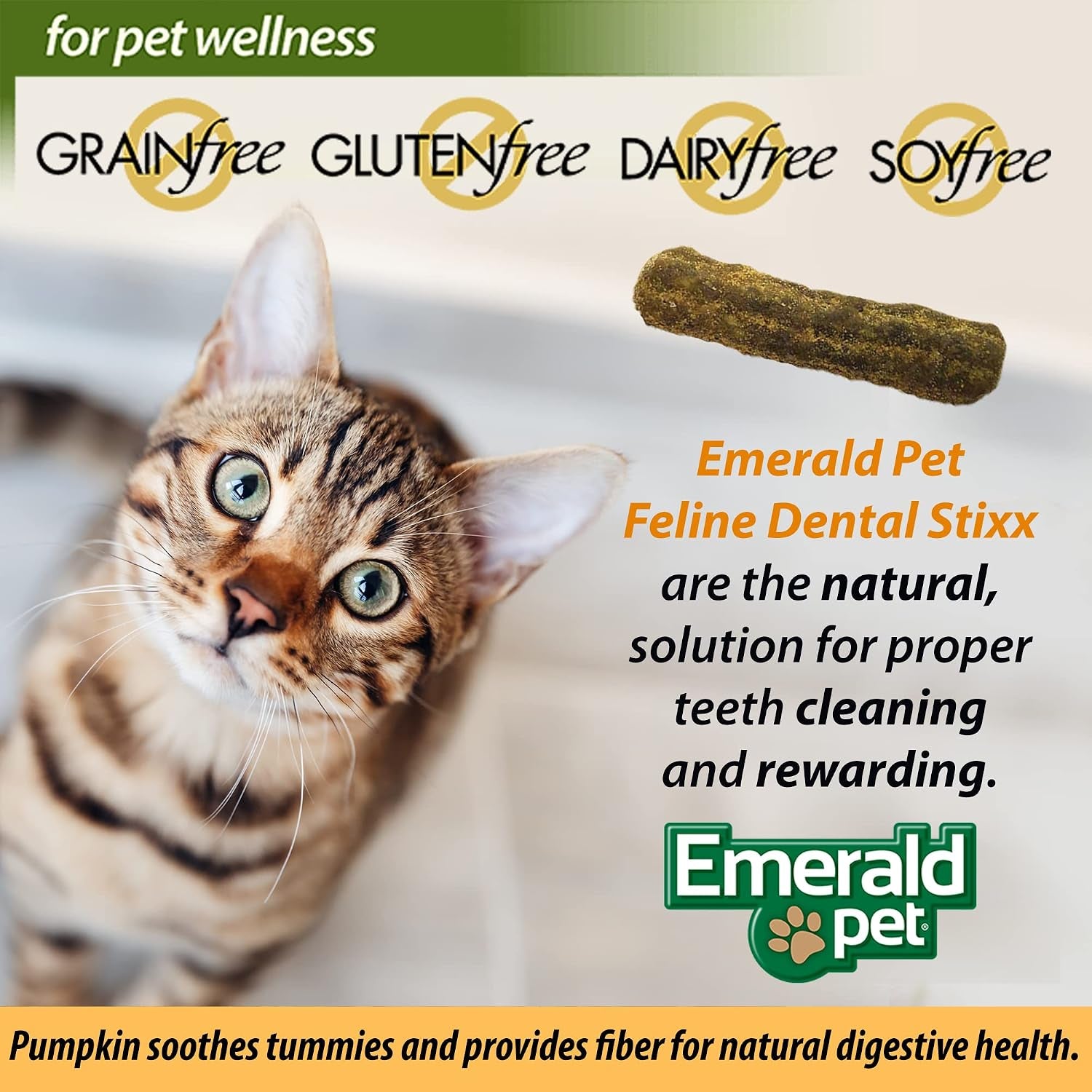 emerald-pet-grain-free-chicken-cat-dental-treats-crunchy-dental-sticks-for-cats-to-clean-teeth-reduce-plaque-tartar-freshen-breath-pumpkin-for-digestive-health-natural-cat-chews-3-6-oz