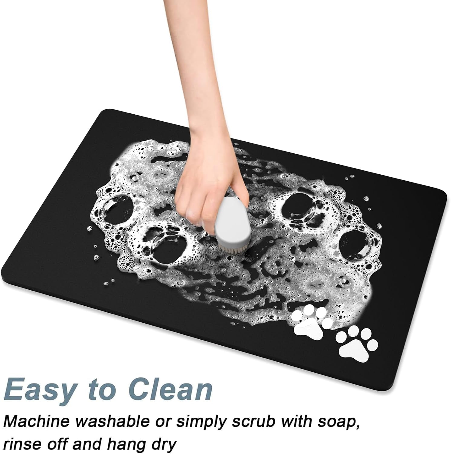 rnivvi-dog-food-mat-12-x-19-footprint-absorbent-dog-cat-bowl-mat-for-food-and-water-cute-anti-slip-rubber-pet-feeding-rug-protect-floors-puppy-placemat-for-feeding-watering-supplies-black