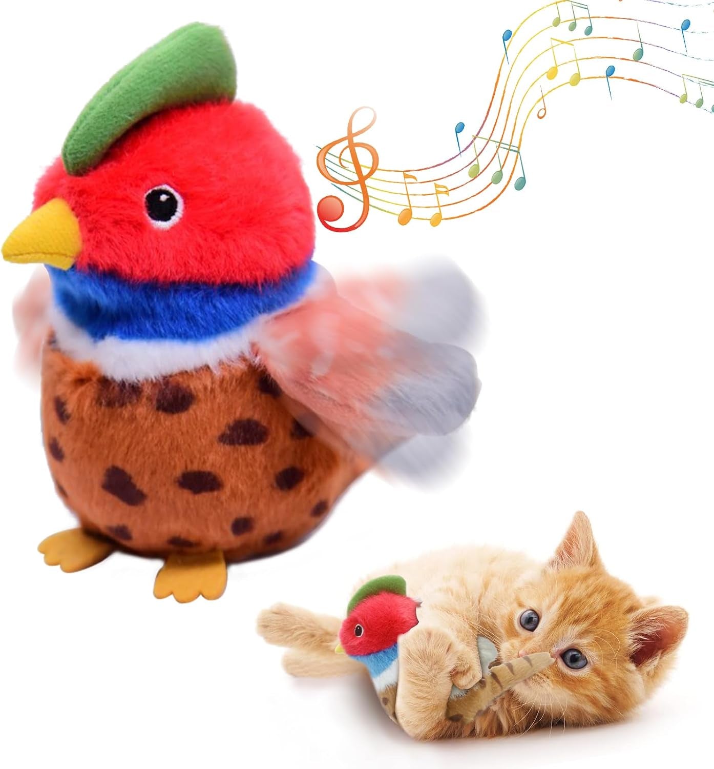 cat-toys-flapping-wings-sparrow-no-flying-chirping-bird-interactive-catnip-toy-for-kitten-or-small-dogs-touch-activated-rechargeable