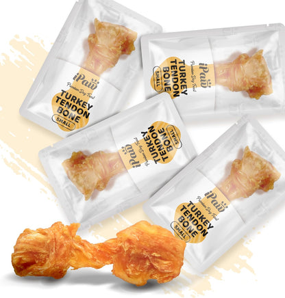 Ipaw 10 Pcs Value Pack Turkey Tendons Ring for Dog, All Natural Human Grade | Single Protein, Hypoallergenic, Grain Free, Rawhide Alternative Dog Treats, Us-Sourced Turkey8