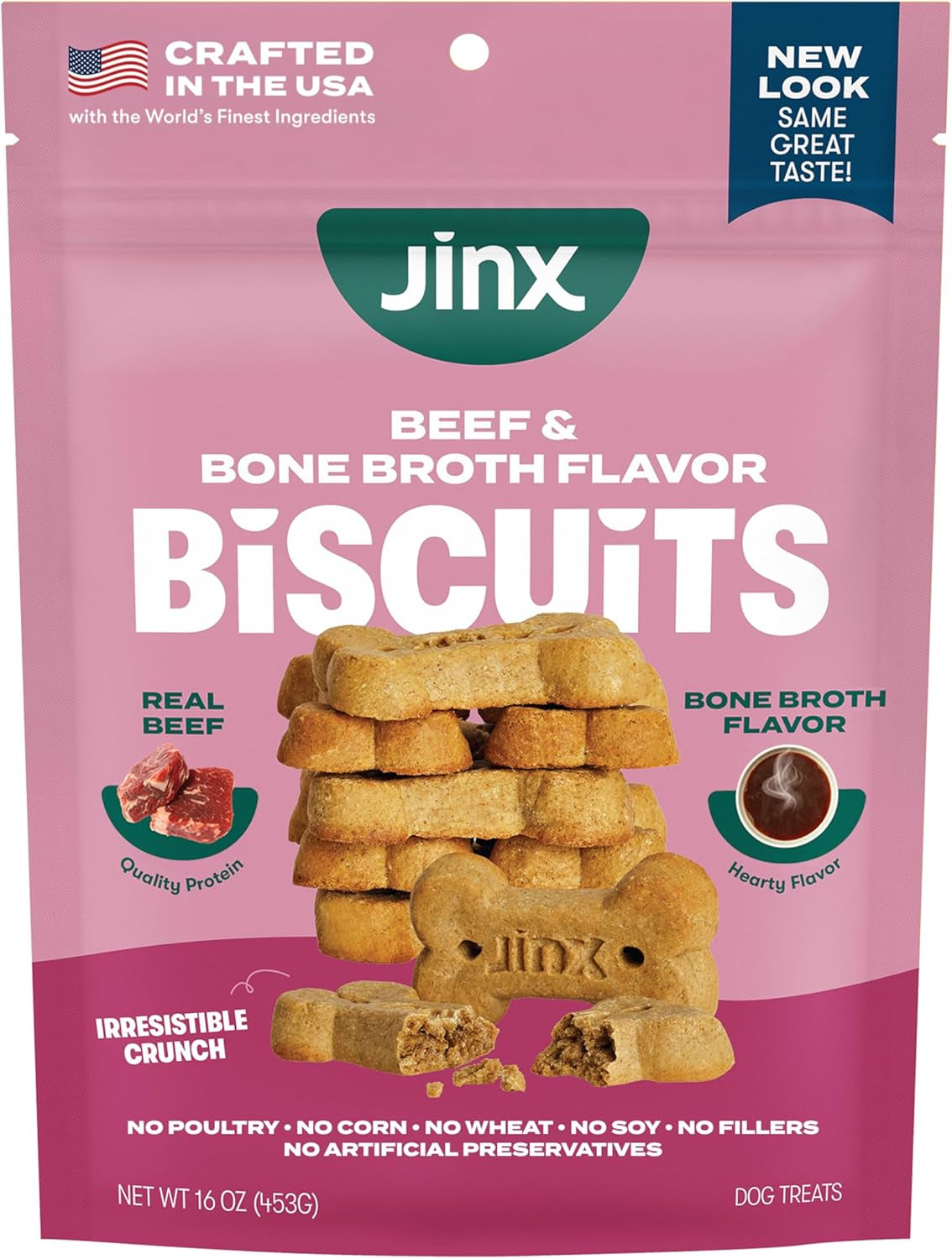 jinx-dog-biscuits-oven-baked-dog-treats-with-salmon-bone-broth-16oz-1-pack-crunchy-healthy-dog-treat-superfood-rich-with-real-salmon-dog-cookies-for-puppies-adults-senior-dogs