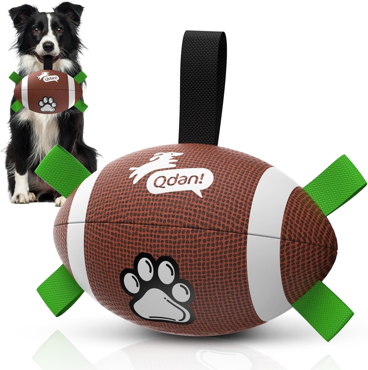 qdan-dog-toys-dog-balls-6-inch-dog-soccer-ball-with-straps-herding-balls-dog-birthday-toy-balls-for-20-40lbs-dogs-outdoor-puppy-toys-to-keep-them-busy-interactive-toy-for-tug-pool-water-toy-ball