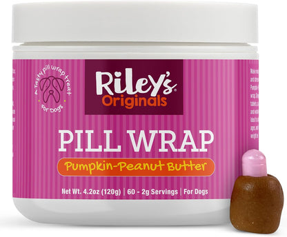 Riley'S Pill Wrap for Dogs - Cheese & Bacon Pill Paste for Dogs - 4.2Oz | Wrap Capsules & Tablets in a Tasty Pocket or Pouch to Mask the Taste – Flavored Treat Paste for Easy Medication Time14