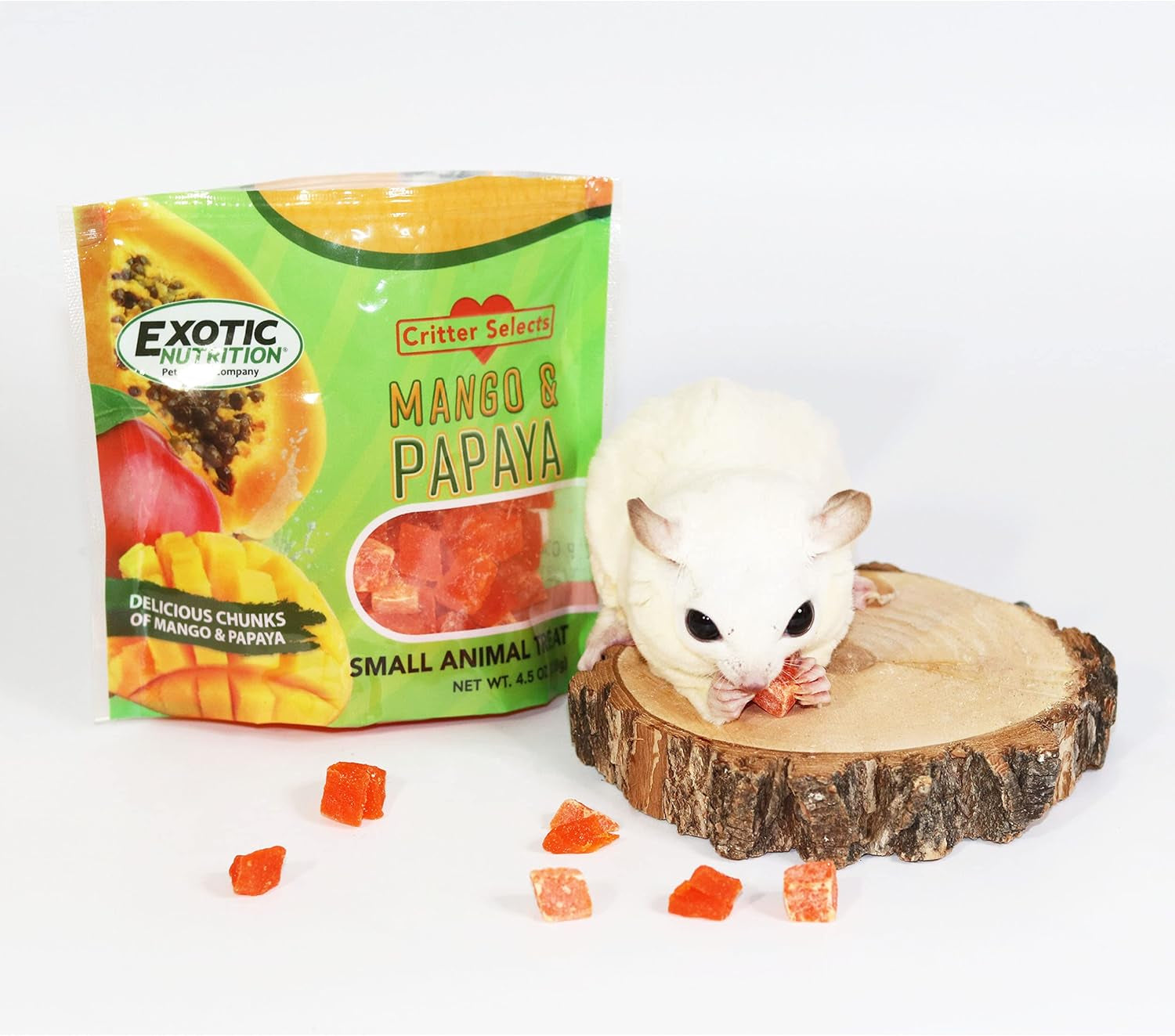 mango-papaya-treat-4-5-oz-healthy-treat-for-small-animals-sugar-gliders-rats-chinchillas-ferrets-parrots-hamsters-squirrels-hedgehogs-guinea-pigs-rabbits-other-small-animals