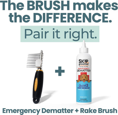 Dematting Cream for Dogs - Mat & Tangle Remover, 8 Oz | the Dog Matted Hair Remover for Severe Mats & Tangles - Apply, Wait 2 Min, Brush Outside-In. No Rinse3